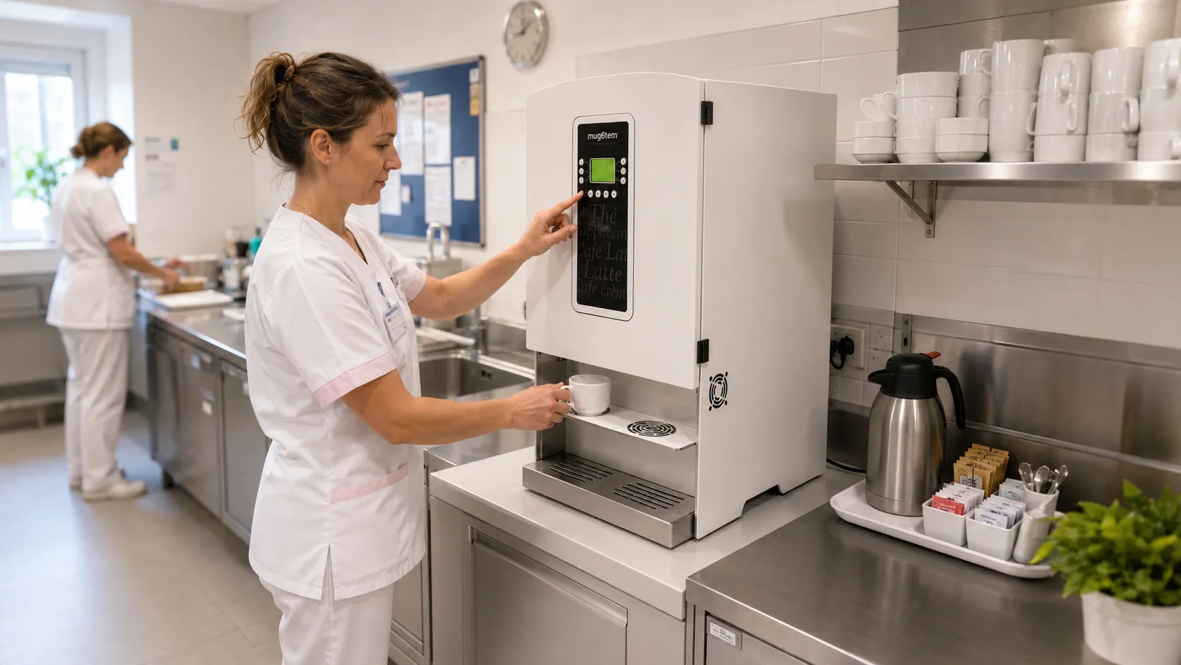 Distributeur de boissons chaudes ServiceJug en service