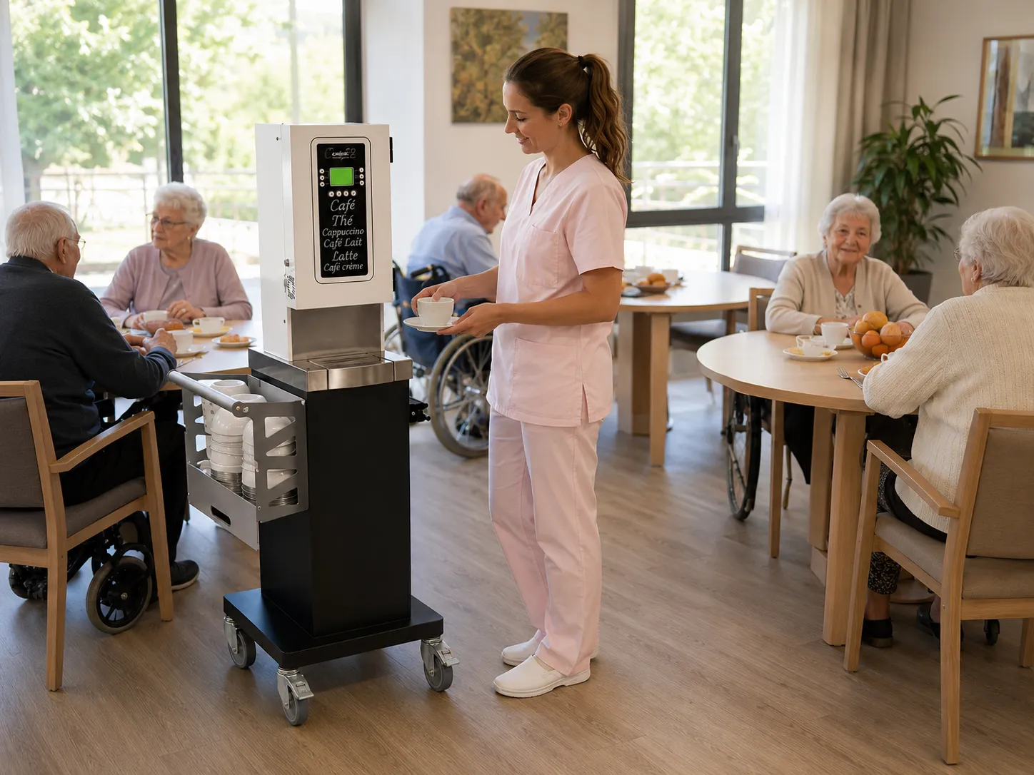 Le TrolleyMug en service au chevet